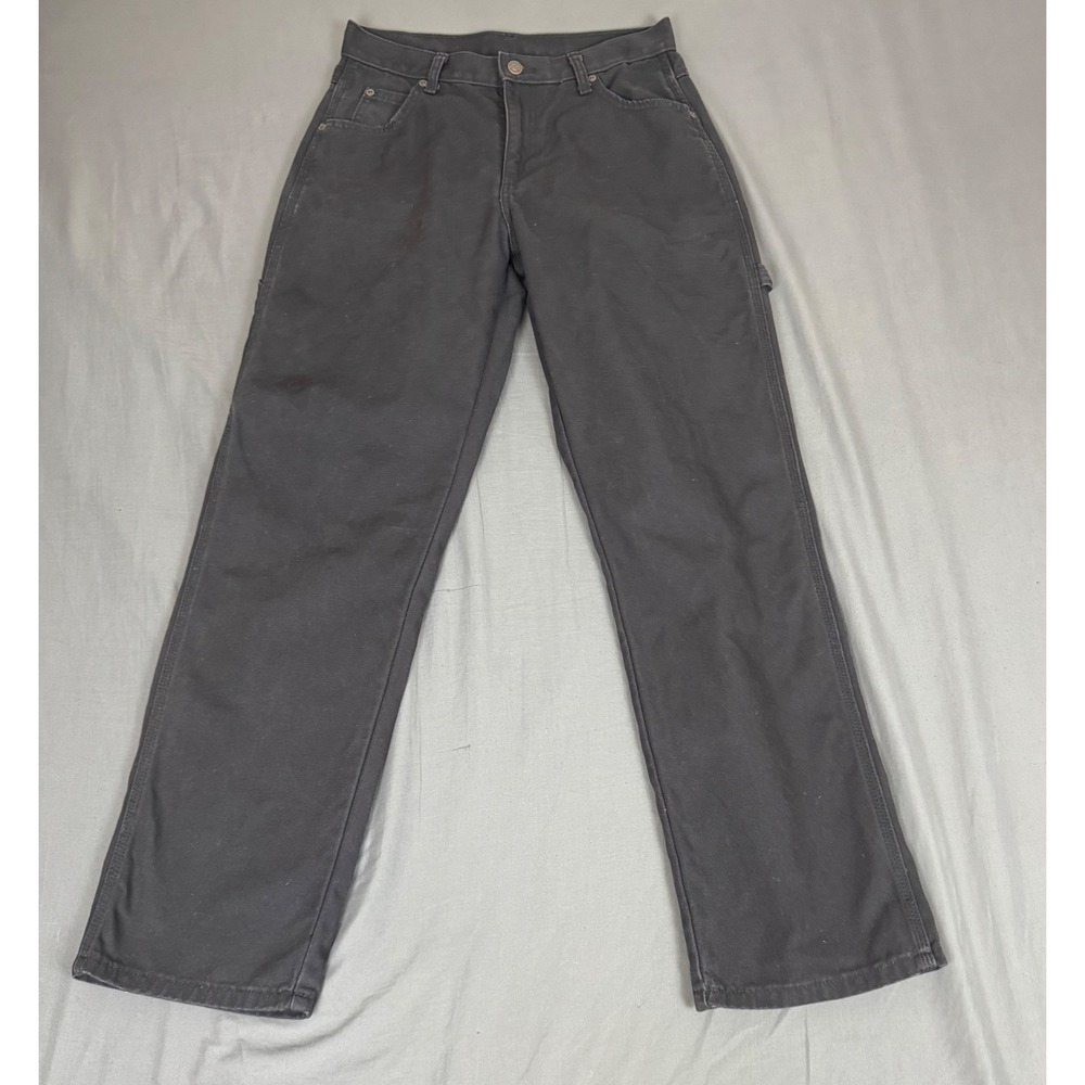 Dickies Mens 1939RBK Relaxed Fit Carpenter Pants Black Duck‎ Canvas 30x32